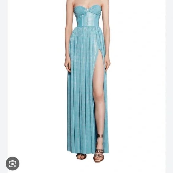 bronx and banco light blue dress Bronx and Banco Giselle Powder Blue Maxi Dress